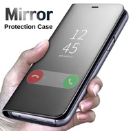 ​Mirror Flip Leather Phone Case For iPhone 16 Pro Max Magnetic Cover iPhone16e 16 Plus iPhone16 16Pr