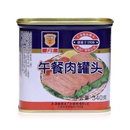 Maling 梅林午餐肉罐头340g单罐速食肉罐头食品军火腿肉火锅料 Maling luncheon meat