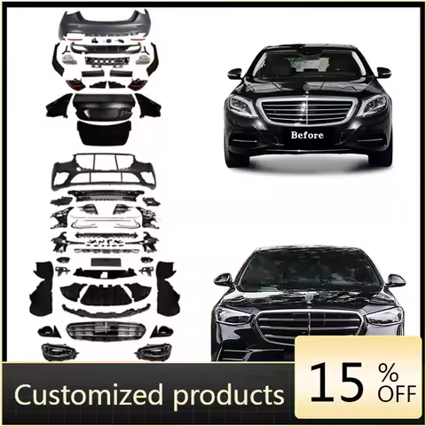 Need Cut W222 W223 Car Accessories for Mercedes Benz S Class 2013-2020 W222 Car Bumper Upgrade W223 