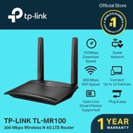 Modem Router Wireless Wifi 4G LTE 300Mbps Tplink MR100 All Operator