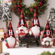 AELEGANT Gnome Faceless Doll Ornaments, Merry Christmas 7 Letters Alphabet Standing Gnome, Creative 