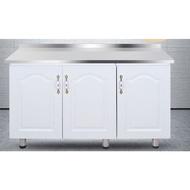 Kabinet Dapur Aluminium dan kayu, Kitchen Cabinet (panjang 110cm)