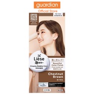 Liese Creamy Bubble Color Chestnut Brown 108Ml - Diy Foam Hair Color With Salon Inspired Colors