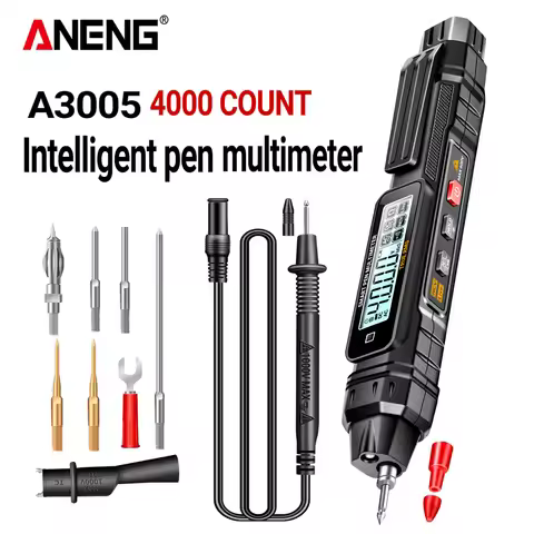ANENG A3005 Digital Professional Multimeter Pen Testers AC/DC Voltage Meter Live Zero Line Detector 