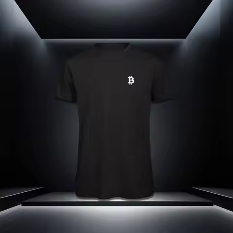 Bitcoin Tee, T-Shirt | Original, Black & White Logo | Crypto | Digital Gold