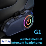 G1 RGB Motorcycle Helmet Intercom Headset for 2 Rider Intercomunicador 500M Moto Interphone Bluetoot