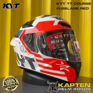 HELM KYT TT COURSE FUSELAGE PAKET GANTENG SPOILER RTF 3D / HELM FULL FACE KYT TTC