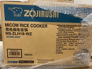 象印 Zojirushi NS-ZLH18 (220-230V) 電飯煲 白色