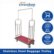 Stainless Steel Baggage Trolley