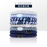 【L. ERICKSON 官方旗艦】粗版 彈力髮圈 8入 || 丹寧色 ||