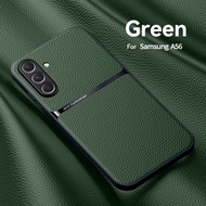 Leather Shockproof Phone Case For Samsung Galaxy A36 A56 A 36 SamsungA36 5G Camera Protection Casing