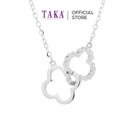 TAKA Jewellery Dolce 18K Gold Necklace Clovers