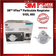 [READY STOCK] 3M™ VFlex™ Particulate Respirator 9105, N95, 50EA/Box