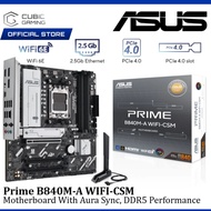 ASUS PRIME B840M-A WIFI-CSM DDR5 D5 AM5 MOTHERBOARD COMBO PROCESSOR RYZEN 5 7500F / RYZEN 7 7800X3D 