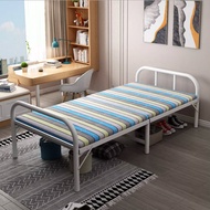 เตียงนอนพับได้ 2.5ฟุต เตียงนอน เตียงเสริม สำหรับแคมป์ปิ้ง ที่นอน โครงสร้างเหล็ก แข็งแรง เตียงนอนพับได้ ฟูกนิ่ม สบาย foldable bed Grandmaa