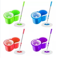 LJJ Spin Mop With Spinner and Bucket Magic Tornado Mop 360 Easy Rotating Mop Floor Cleaning Mop Hand