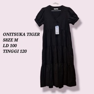 487. ONITSUKA TIGER LONG DRESS SIZE M AUTHENTIC + ORI RECEIPT