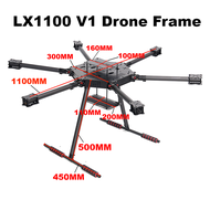 Rctosky LX1100 V1/ V2 Full Carbon Fiber 1100mm Hexa-Rotor Frame X-Roter 80A ESC PX4 Pixhawk Flight C