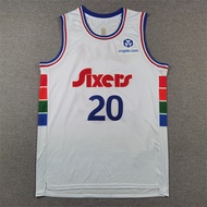 Season 25 American Basketball Jersey 76Ers No. 20 Jared Mccain Embroidered Jersey
