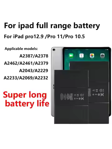 Tablet Battery For iPad 5 6 Air A1484 For iPad Air2 A1474 A1475 A1893 10.2 Mini 2 3 4 5 Pro 9.7 10.5