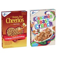 General Mills Cheerios Cereal / Apple Cinnamon / Honey Nut/French Toast Crunch Cereal (252g-402g)