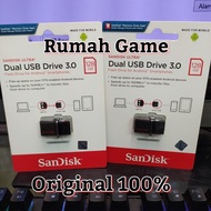 Flashdisk Otg 128gb Sandisk Ultra Original Usb otg Micro 128Gb