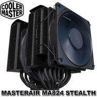 【MR3C】含稅 CoolerMaster MasterAir MA824 Stealth 黑化版 CPU散熱器 塔扇