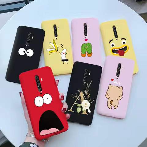 For Oppo Reno 2 2F 2Z Case Soft Rubber Silicone Back Cover Phone Cases For OPPO Reno2 Reno 2Z 2F 2 Z