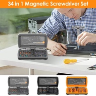Ratchet Screwdriver Repair Tool Set with Detachable Handle 34 in 1 Magnetic Screwdriver Set  SHOPSBC