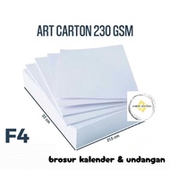 Art Carton 230 gsm F4 contains 500 sheets Art Carton Paper/ 230 Gsm F4