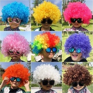 Exploding Head Joker Adult Funny Performance Wig Props Cheerleading Colorful Headgear