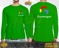 Kaos Lengan Panjang GORENGAN GOOGLE KATA LUCU Bisa Custom - HSHCloth