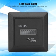 viviwins Digital Display Hour Meter High Accuracy Timer 50/60HZ Universal HM& 8209;1R AC 100& 8209;2
