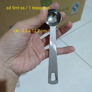 5ml Stainless Steel Measuring Spoon 5ml Stainless Measuring Spoon