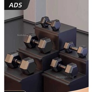 Dumbbells 5kg 10kg 20kg PVC Non-slip Dumbbells For Men And Women Arm Exercise Household Fitness Hexa