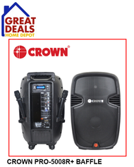 GREAT DEALS CROWN PRO-5008R PROFESSIONAL BAFFLE SPEAKER