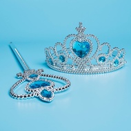 Frozen Elsa Crown Magic Wand Elsa Accessories Girls Elsa Headdress Princess Dress Matching Rhineston