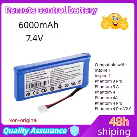 Remote control battery 7.4V 6000mAh For Phantom 3 Pro/3 A/Phantom4/4 A/4 Pro/4 Pro V2.0/ Inspire 1/I