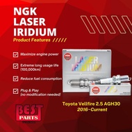 NGK Laser Iridium Spark Plug for Toyota Vellfire 2.5 AGH30 - Long Life Spark Plug 100,000KM