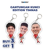GANTUNGAN TGM MERCH - Acrylic Keychain for Indonesian National Team Caricature UVKeychain