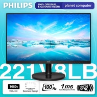 MONITOR LED PHILIPS 22 Inch FULL HD 221V8LB 22" VA 1080p 100Hz