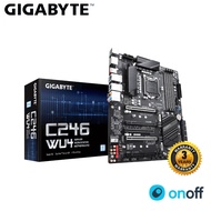 Gigabyte C246-WU4 Server Mainboard, Intel C246 motherboard with DDR4 4 DIMMs supports ECC, 4 PCIe x1