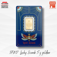 Youloong PAMP Suisse Good Luck- Lucky Scarab 5g 999.9GOLD goldbar