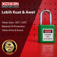 ONEBIZ LOTO Padlock Equivalent Masterlock 410GRN Model Master Lock 410GRN