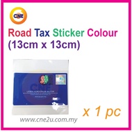 Roadtax Sticker / Pelekat Cermin Cukai Jalan / Sticker Cukai Jalan
