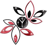 Fashion Classic Wall Clocks for Home and Office Fashion Gift Wall Clocks, Removable Mirror Operated Clocks Diy Wall Sticker Clock Fashion Operated Clocks Wall Art Decoration