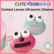 OKDEALS Contact Lenses , Portable Rechargeable Contact Lenses Cleaner,  Cartoon Ultrasonic Automatic