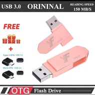 แฟลชไดร์ฟ แฟลชไดร์  Flash drive Flashdrive 8 GB 16GB 32GB 64 GB 128GB 256GB ดิสก์ U อุปกรณ์จัดเก็บข้อมูล ของแท้ความเร็วสูงUSB3.0