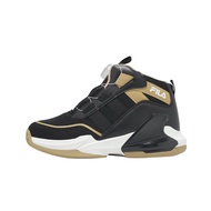 Fila Basketball Shoes B401A Medium Large Children Black Khaki Knob Sneakers [ACS] 3B401A081