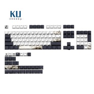 133 Keys Keycaps PBT Cherry Keycap Set Personalized Customized Japanese Keycaps for 60/84/98/108 Mec